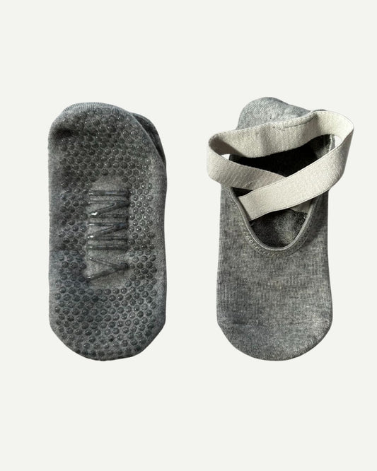 BALLET GREY - GRIP SOCK
