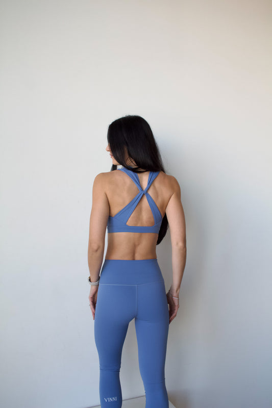 MARA HIGH-RISE LEGGINGS - AQUA
