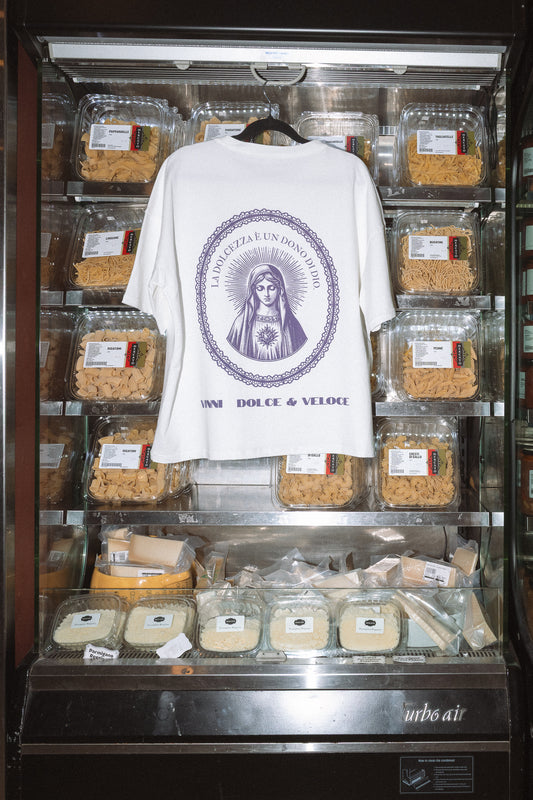 BIANCA (MADONNA) TEE - BIANCO