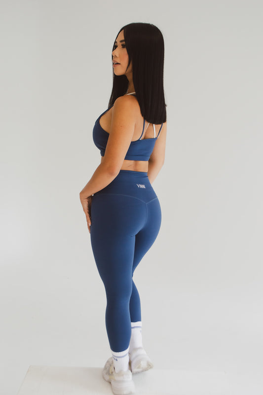 MIKYLA CROSS TIGHTS - OLD MONEY NAVY