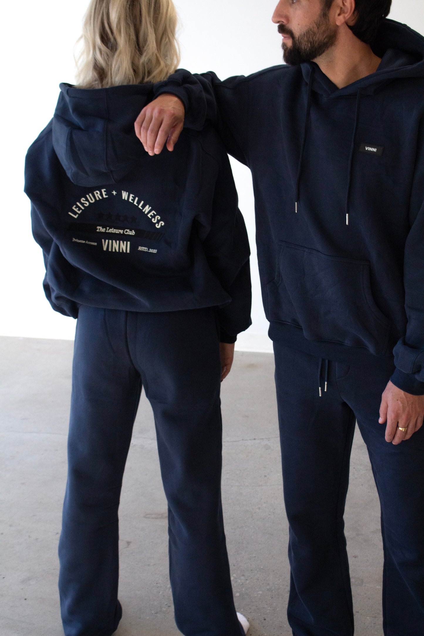 BLAKE STRAIGHT LEG SWEATS - OLD MONEY NAVY