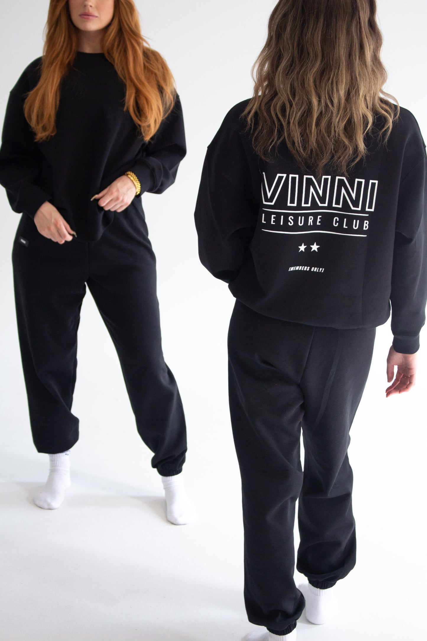 LETTY HIGH-RISE SWEATPANTS - JET BLACK