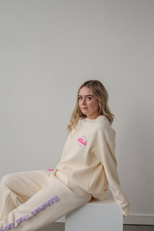 MICHELLE SWEATPANTS - BUTTER