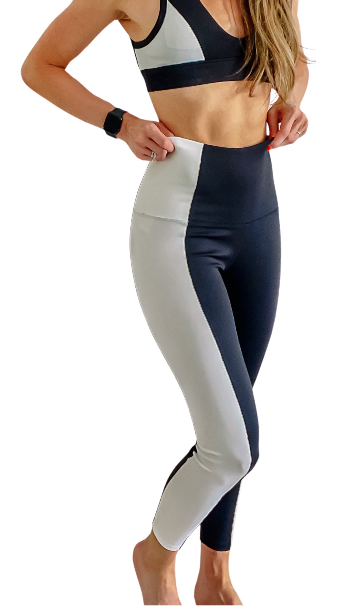 SAMMY CONTRAST HIGH-RISE LEGGINGS