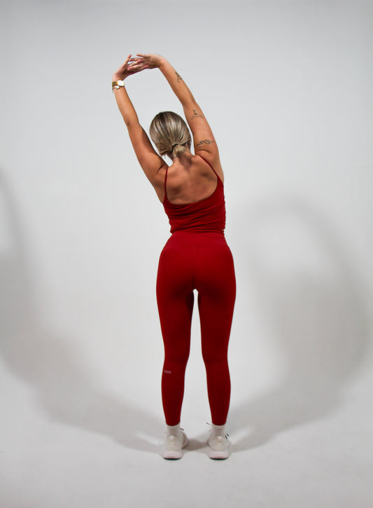 MARA HIGH-RISE TIGHTS - SPEED RED