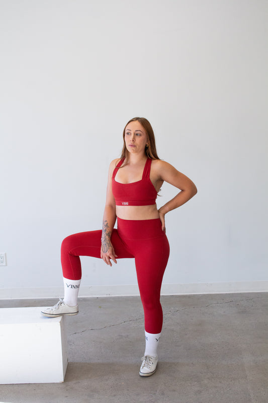 MARA HIGH-RISE TIGHTS 2.0 - SPEED RED