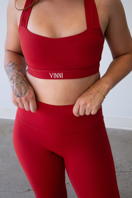 RIVER SPORTS BRA - SPEED RED