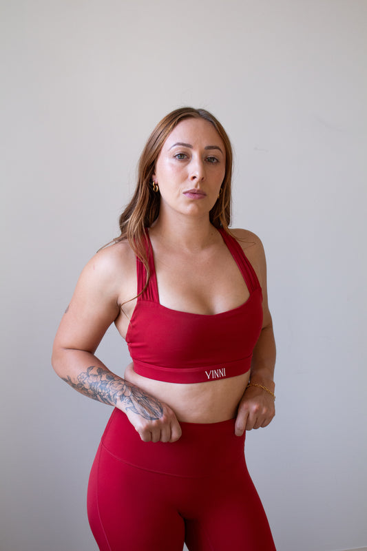 RIVER SPORTS BRA - SPEED RED