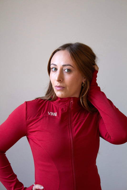 MORGAN ZIP-UP - SPEED RED