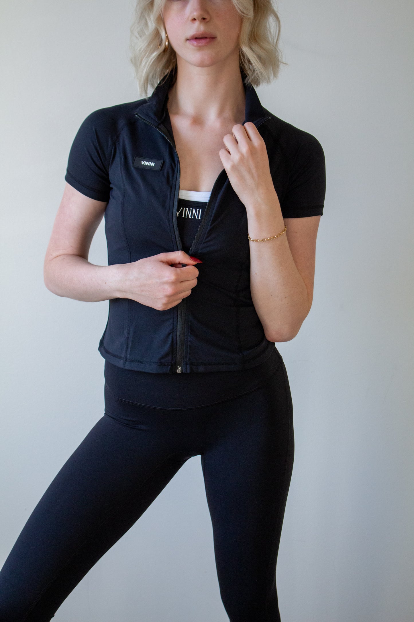KNOX SHORT SPORT ZIP - JET BLACK