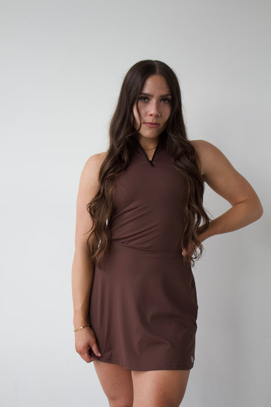 SERENA ACTIVE SKORT - BRONZE