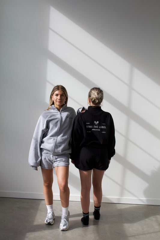 FREYA OVERSIZED SWEATSHIRT - HEATHER GREY