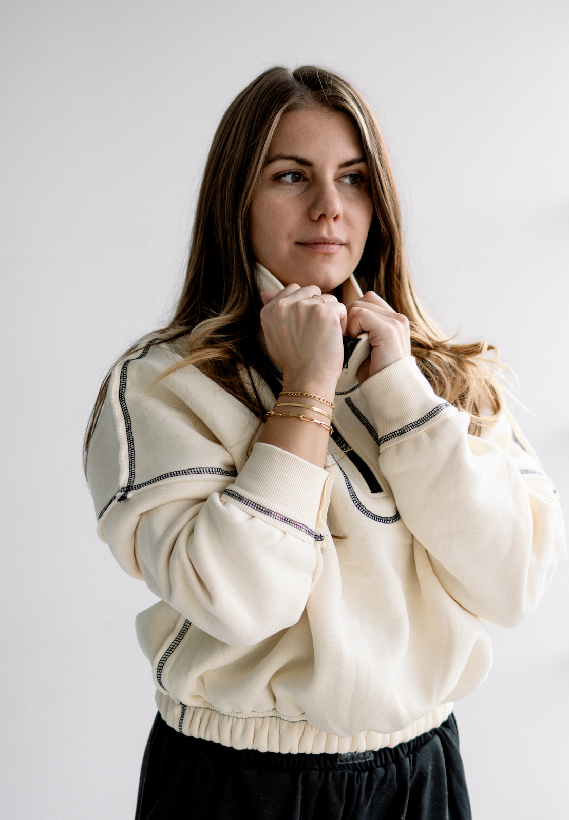 SIMONE 1/2 ZIP