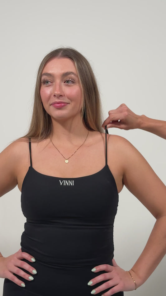 RAE BALLET TANK - JET BLACK