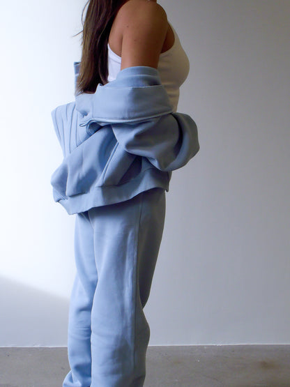 FREYA OVERSIZED SWEATSHIRT - BLUE FROST