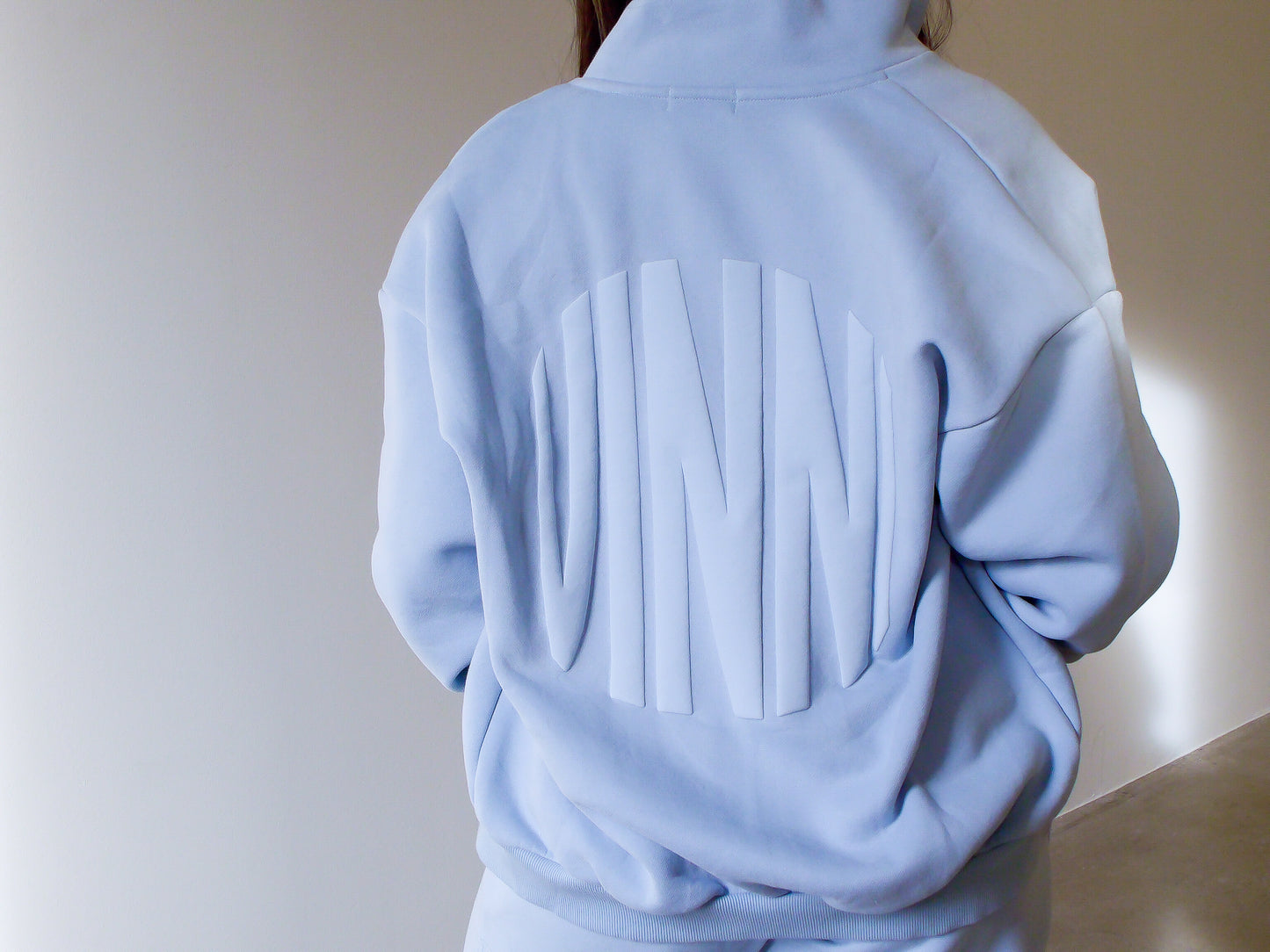 FREYA OVERSIZED SWEATSHIRT - BLUE FROST