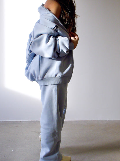 GEORGIA STRAIGHT LEG SWEATS - BLUE FROST