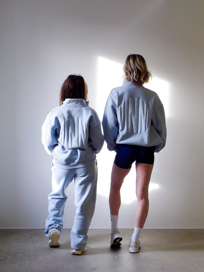 FREYA OVERSIZED SWEATSHIRT - BLUE FROST