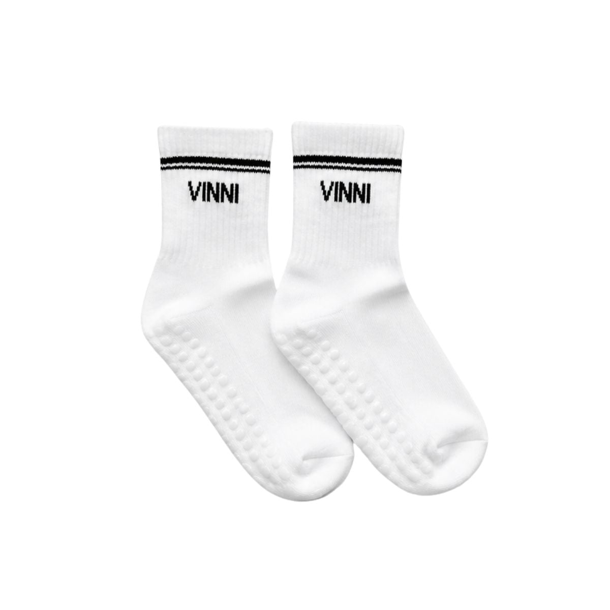 Half-Crew Grip Sock - Black Stripe