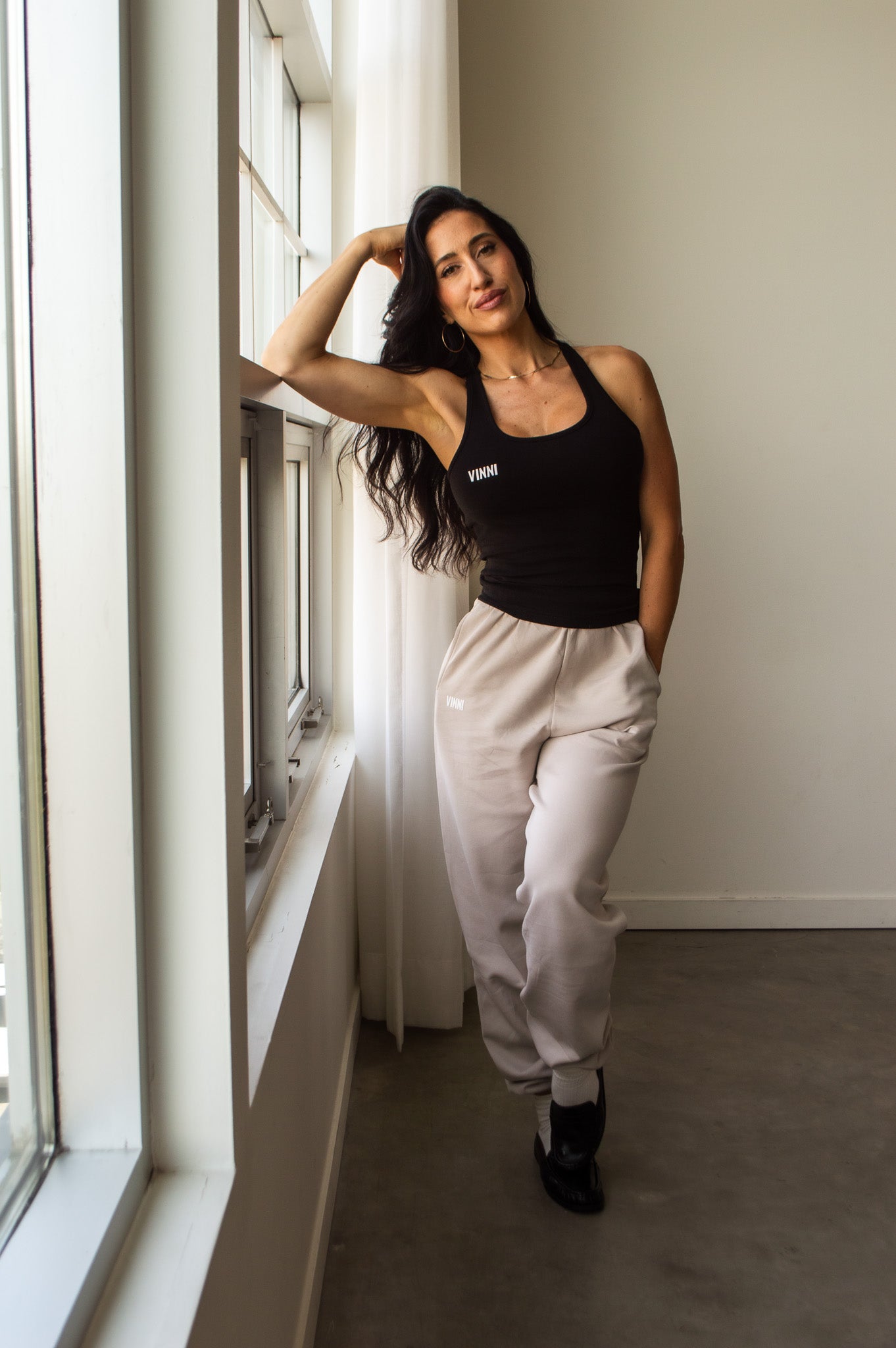 LETTY SWEATPANTS - CAMPUS KHAKI