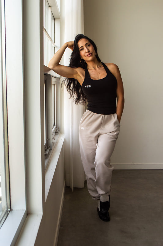 LETTY SWEATPANTS - CAMPUS KHAKI