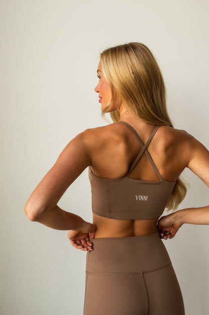 JAY SPORTS BRA - BUTTERSCOTCH