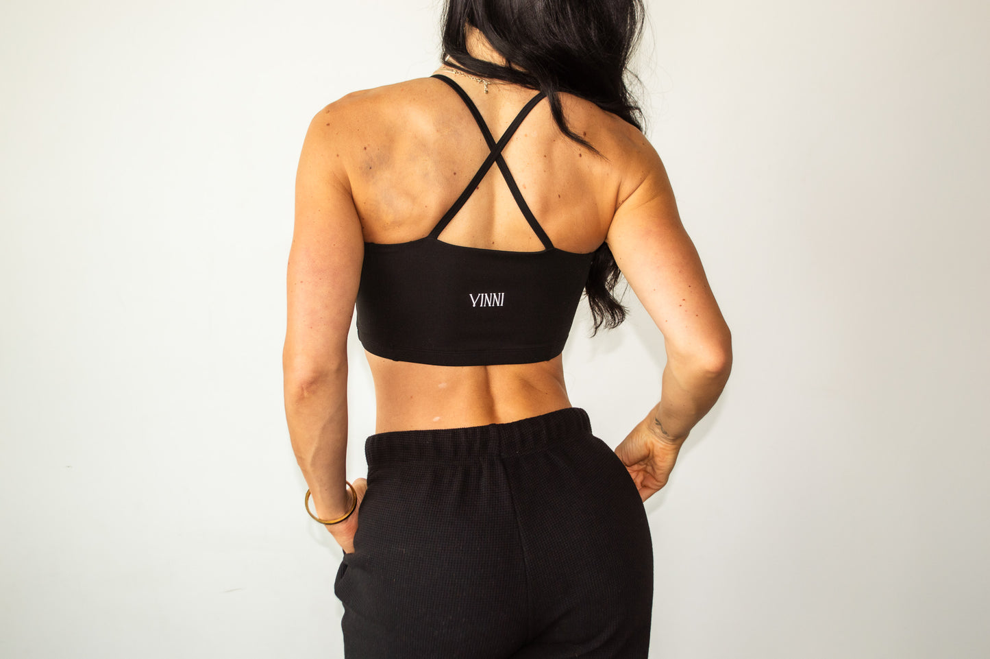 JAY SPORTS BRA - JET BLACK
