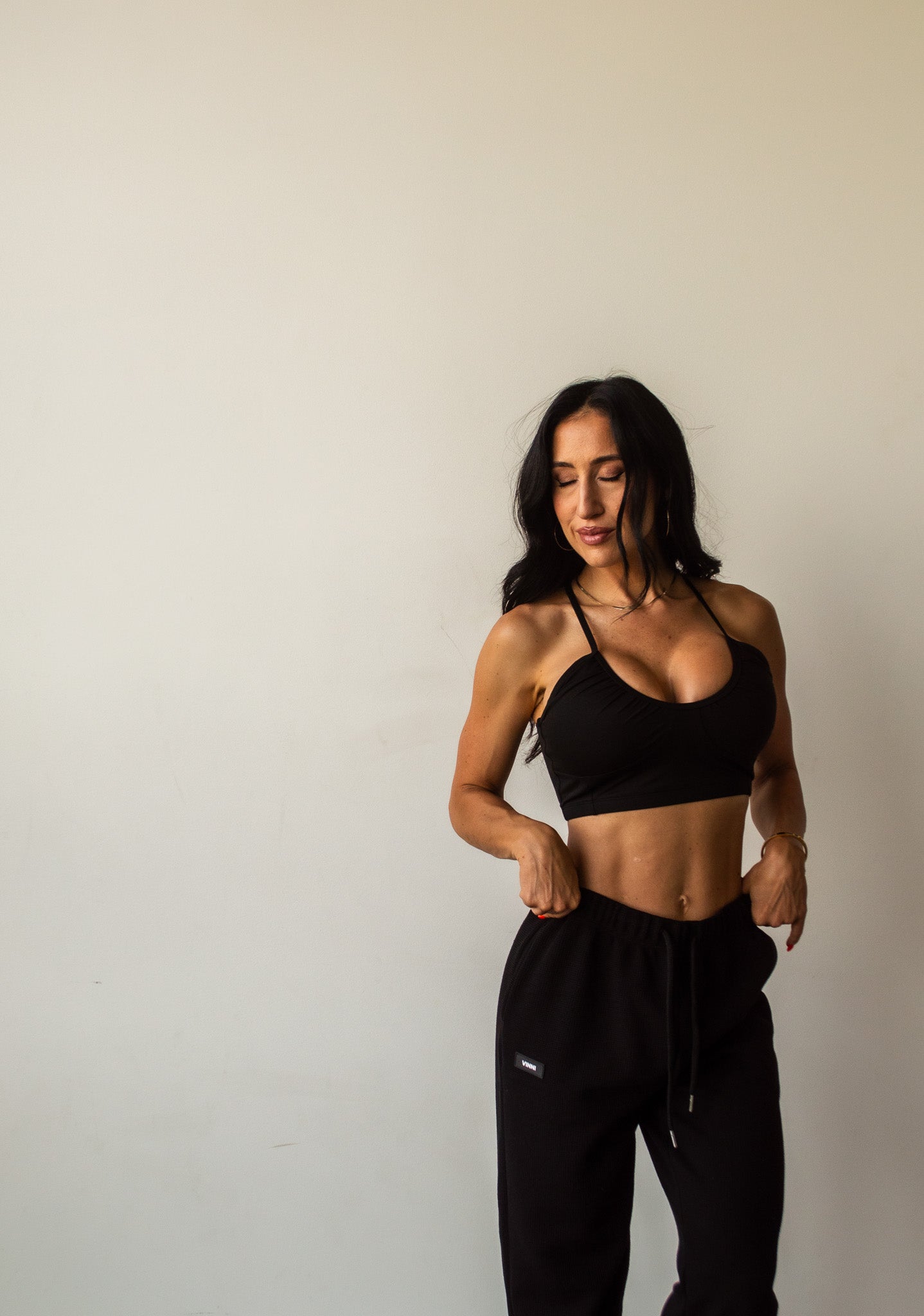 JAY SPORTS BRA - JET BLACK