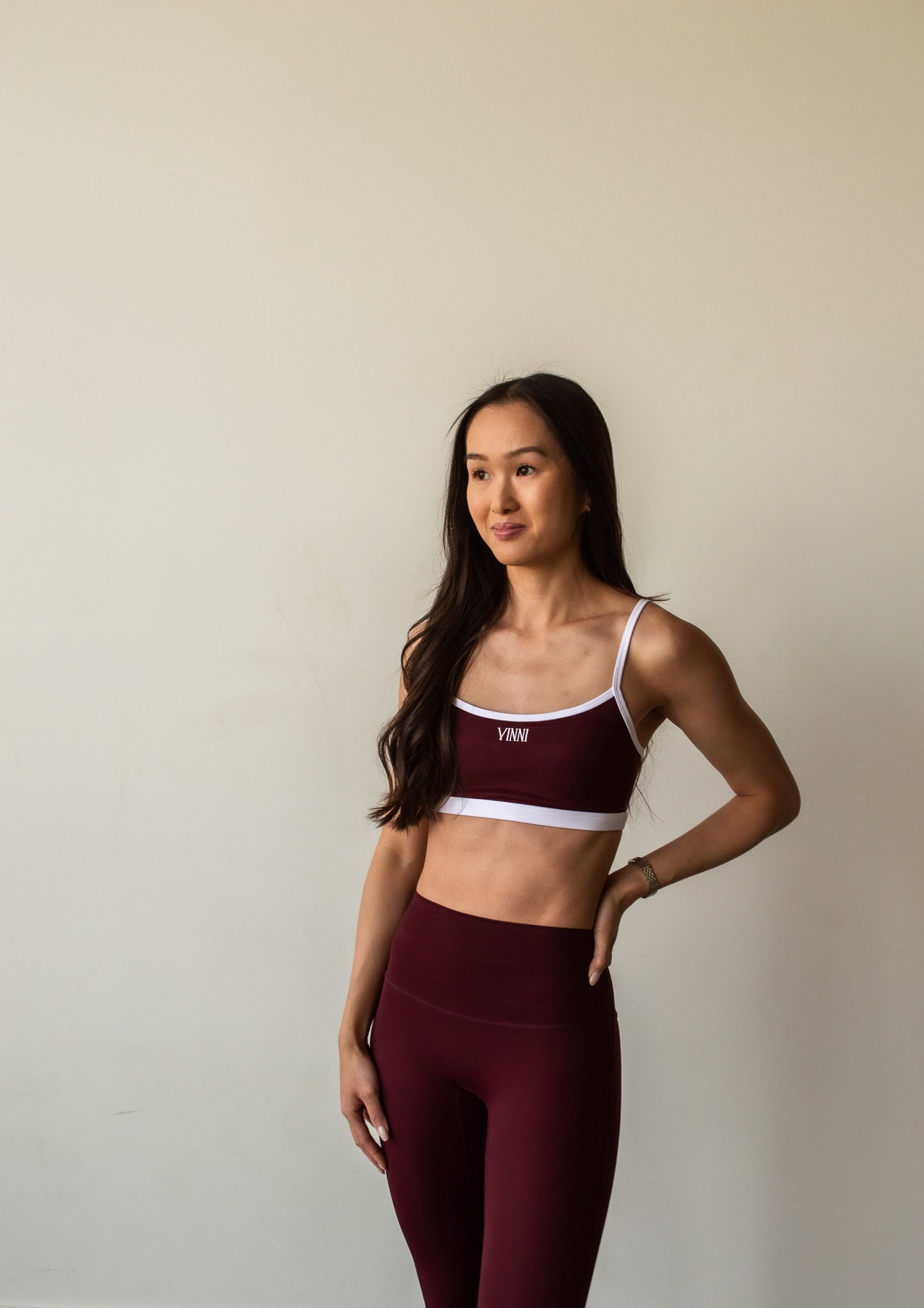 MARA HIGH-RISE TIGHTS - HERITAGE MERLOT