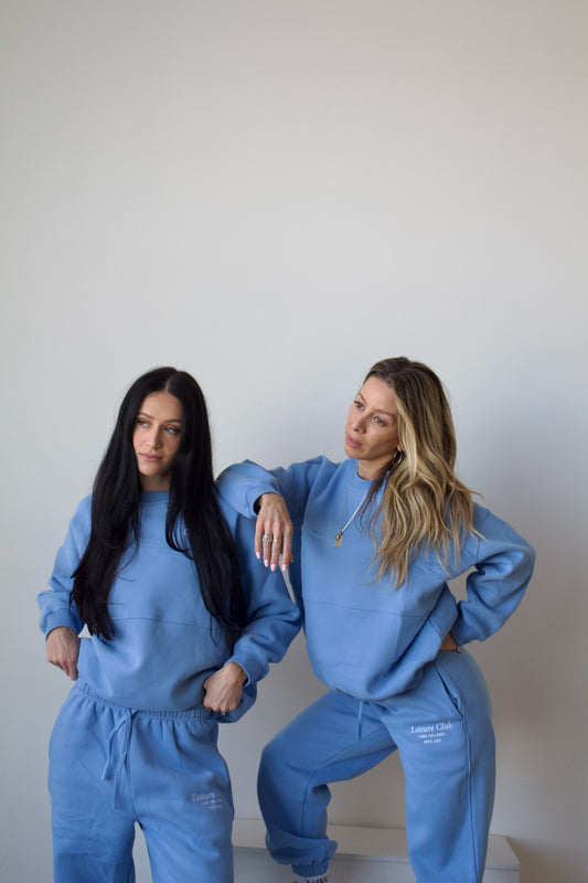 FIN CREWNECK - AQUA