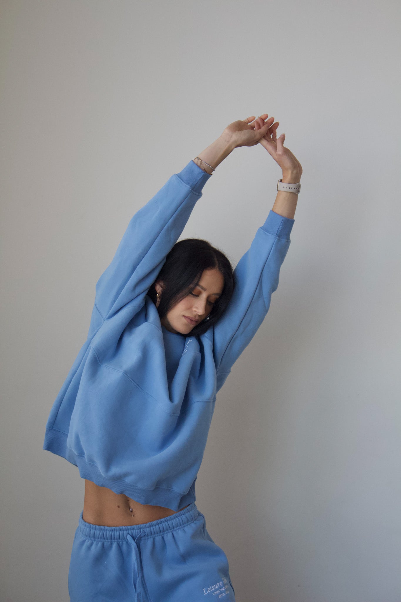 FIN CREWNECK - AQUA