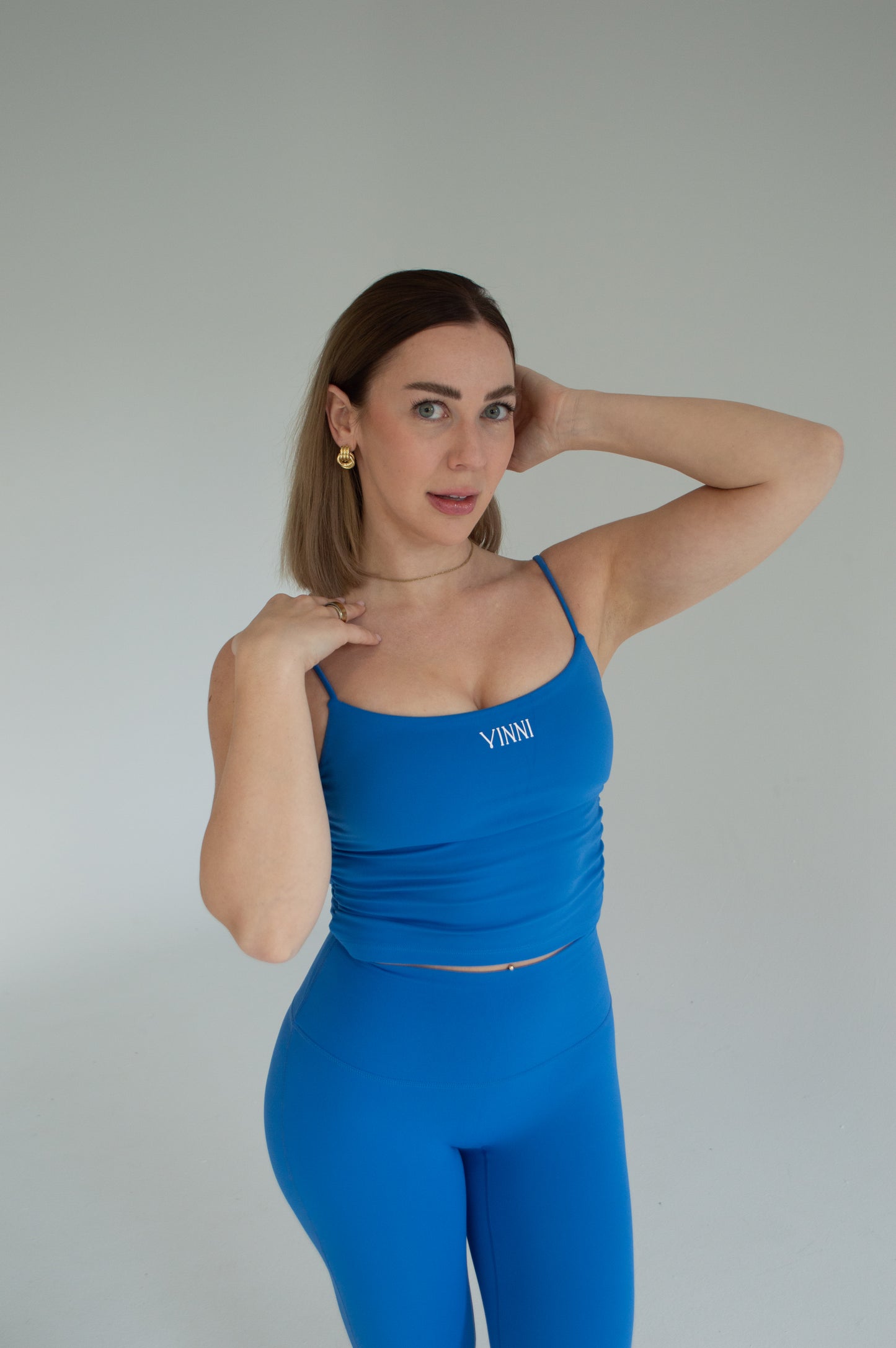 RAE BALLET TOP - DAYDREAM BLUE