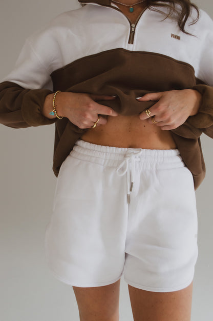 MARILYN 1/2 ZIP - RUSTIC BROWN