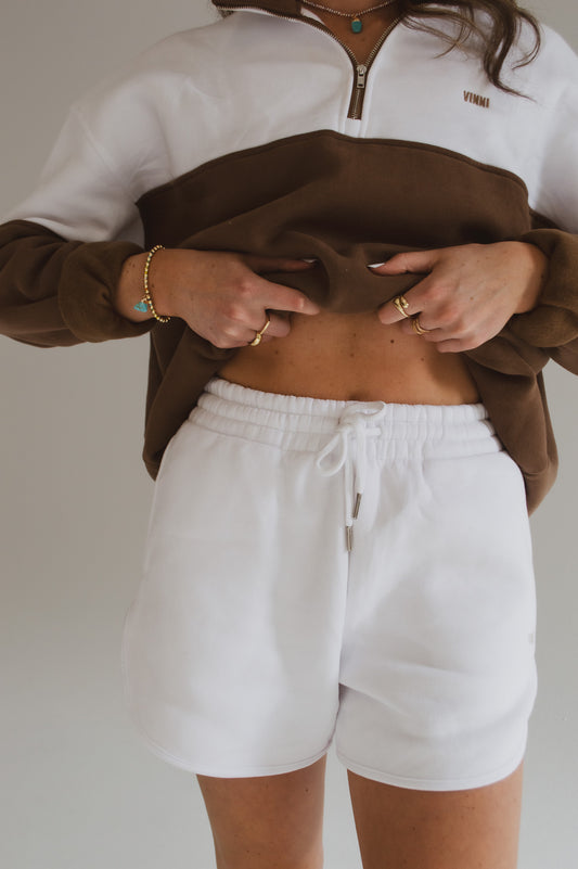 MARILYN 1/2 ZIP - RUSTIC BROWN