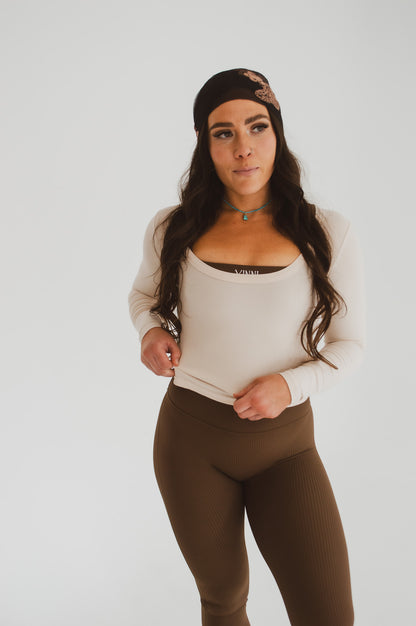 JO-ANNE STRECH LONG-SLEEVE - OAT
