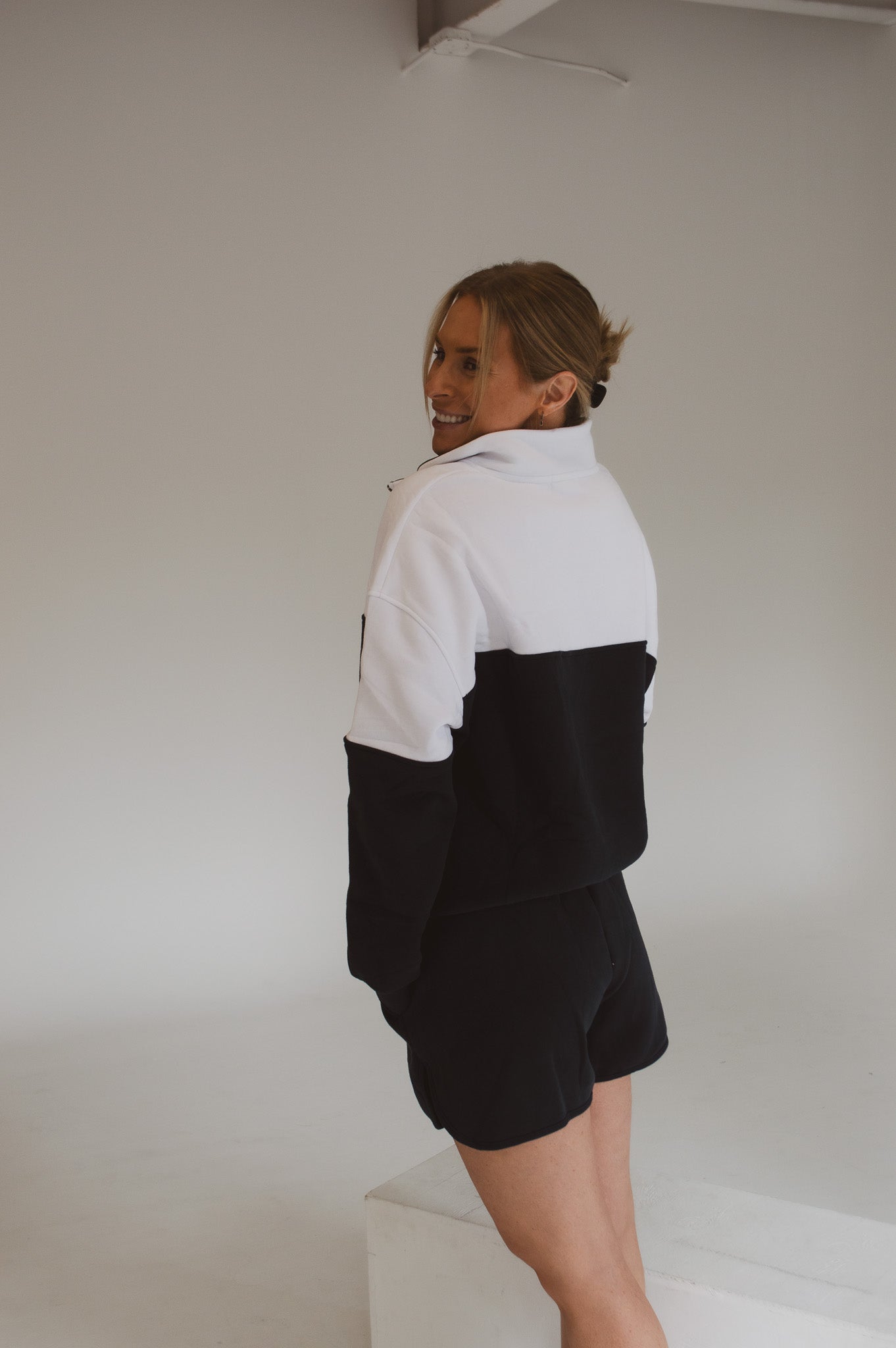 MARILYN 1/2 ZIP - OLD MONEY NAVY