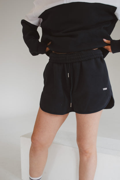 SOPHIA SWEAT SHORTS -  OLD MONEY NAVY