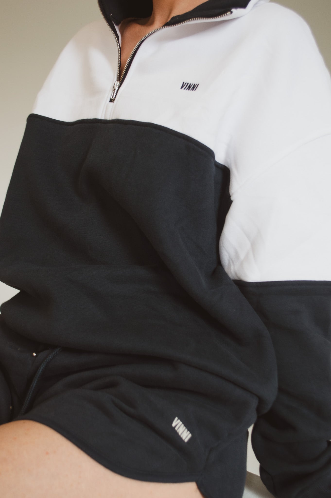 MARILYN 1/2 ZIP - OLD MONEY NAVY