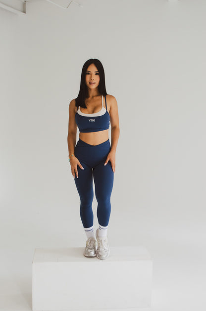 MIKYLA CROSS TIGHTS - OLD MONEY NAVY
