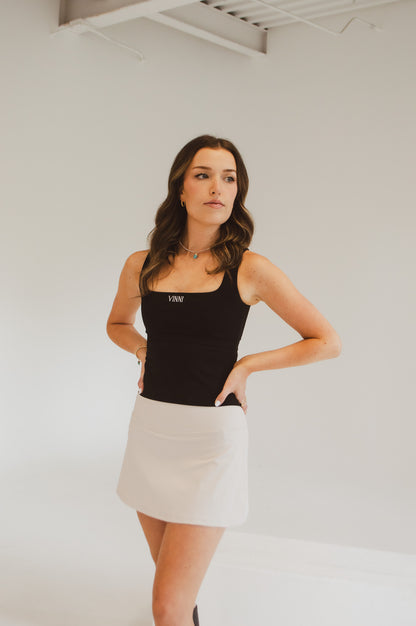 WHYNN SKIRT - OAT MILK
