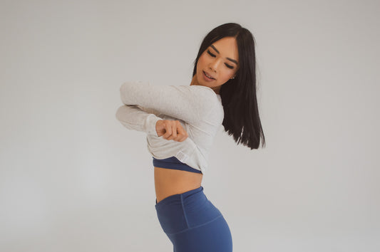 JO-ANNE STRECH LONG-SLEEVE - GREY MIST