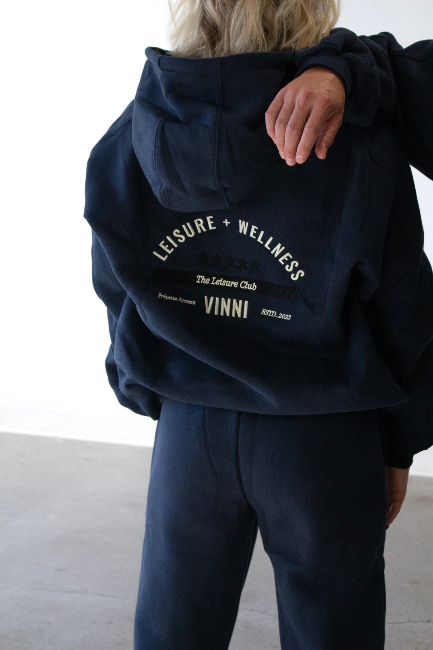 DUKE HOODIE [UNISEX]  - OLD MONEY NAVY