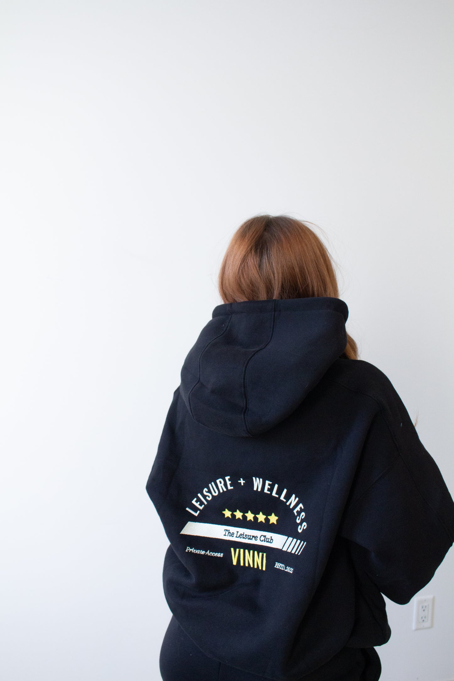 DUKE HOODIE [UNISEX]  - JET BLACK
