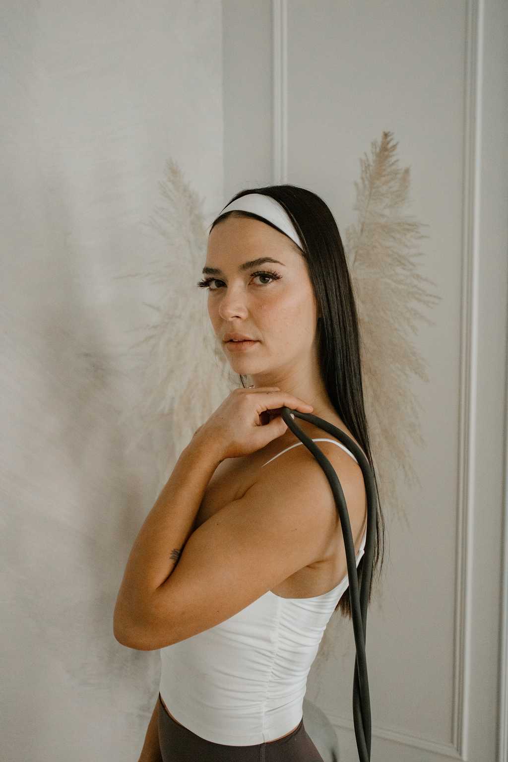 RAE BALLET TANK - WHITE