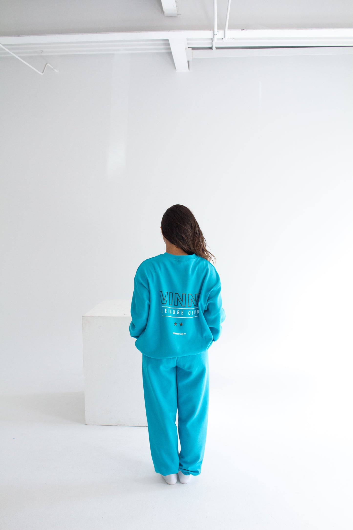 LETTY HIGH-RISE SWEATPANTS - SALTWATER