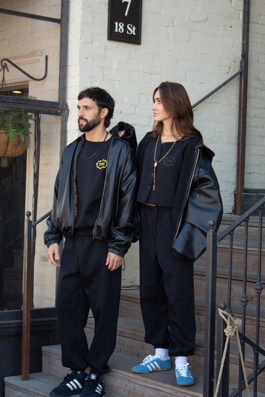 LETTY SWEATPANTS - NERO