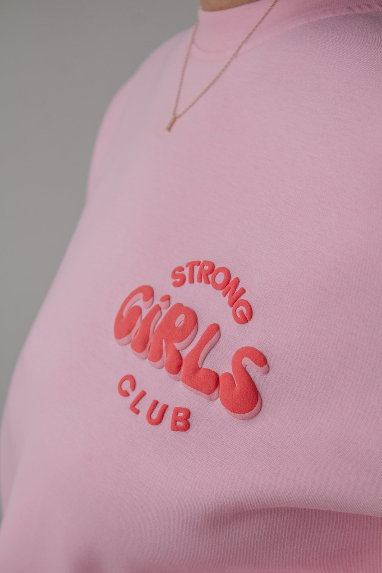 MICHELLE SWEATSUIT TOP - BUBBLEGUM