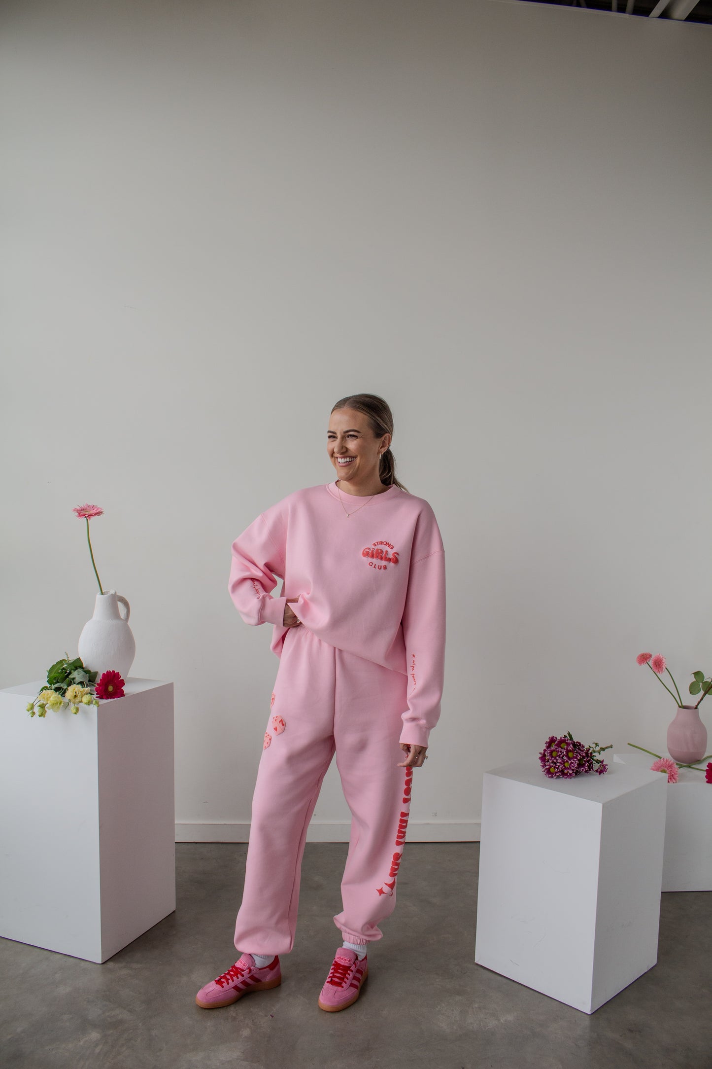 MICHELLE SWEATPANTS - BUBBLEGUM