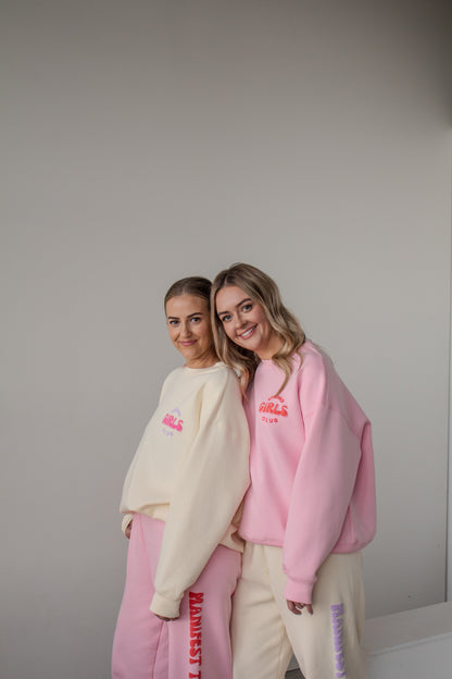 MICHELLE SWEATSUIT TOP - BUTTER