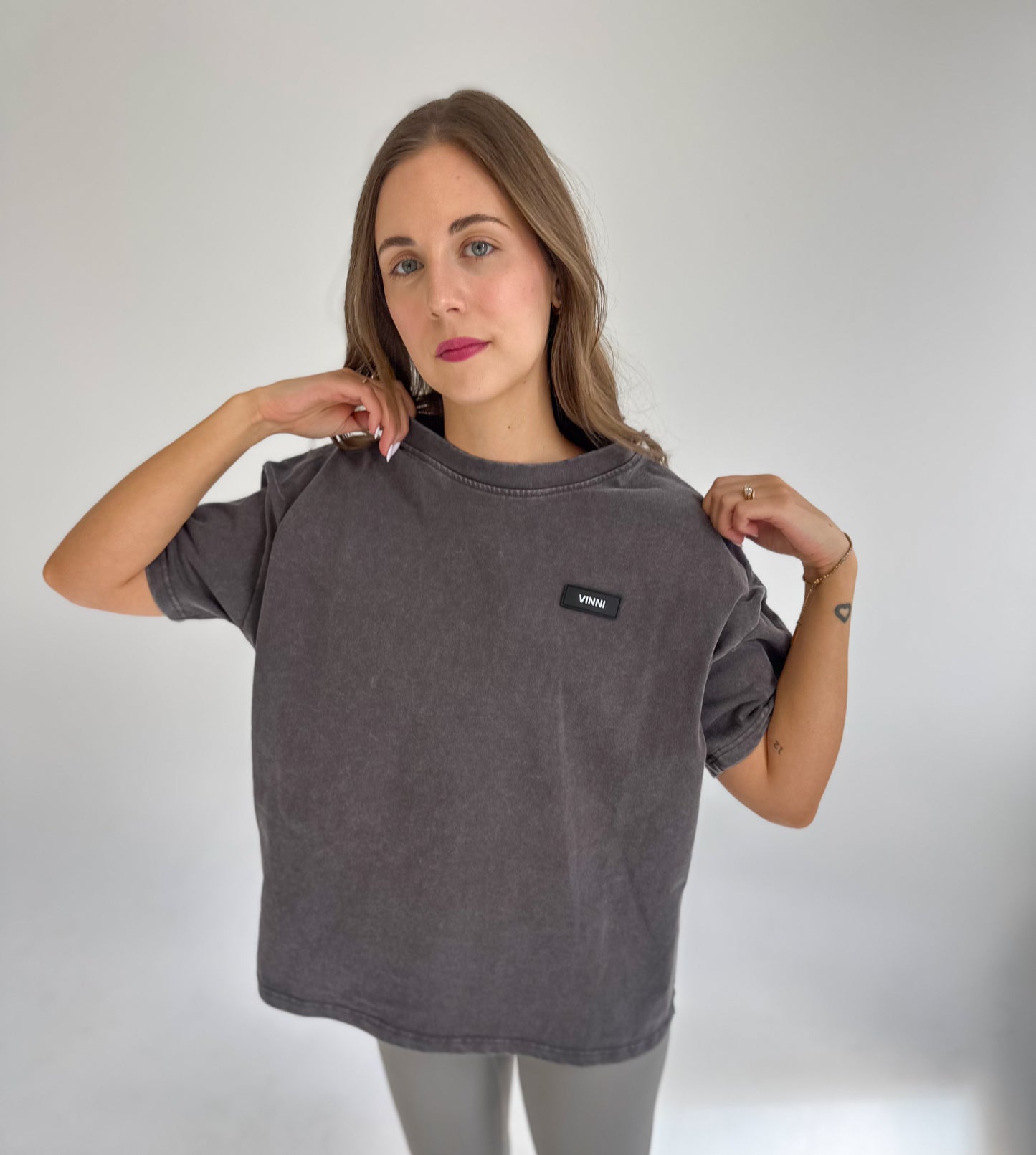JAMES OVERSIZED TEE - BLACK WASH